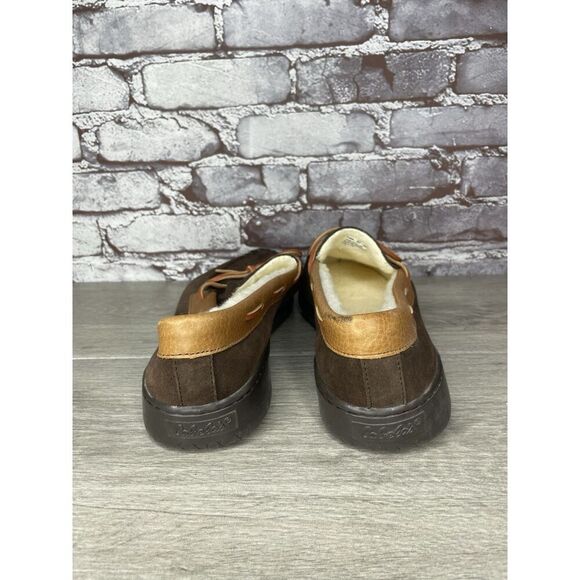 Cabela's Brown Suede Leather Slippers Moccasins Slip On Mens Size 10M US/43EU - Picture 6 of 16